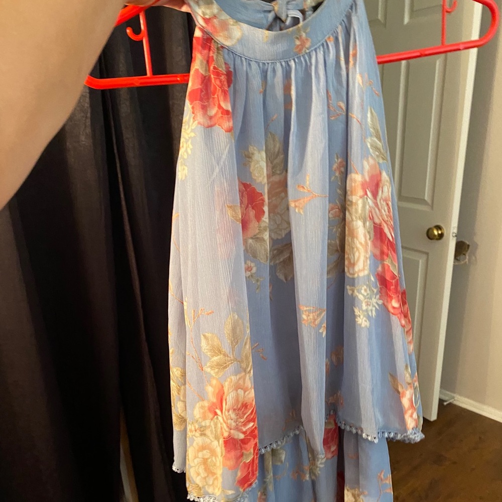 High cut, 2 layer romper